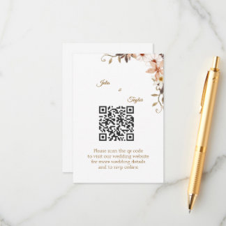 Carte D'accompagnement Simple Minimal Enclosure Card