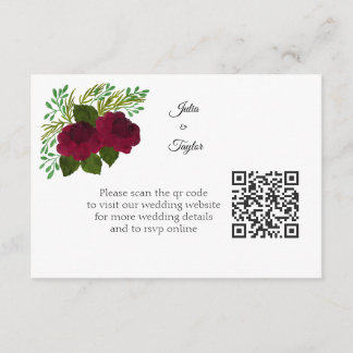 Carte D'accompagnement Simple Minimal Enclosure Card