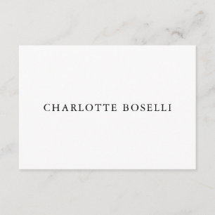 Carte D'accompagnement Simple minimaliste élégant classique professionnel