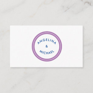 Carte D'accompagnement Simple minimaliste moderne unique