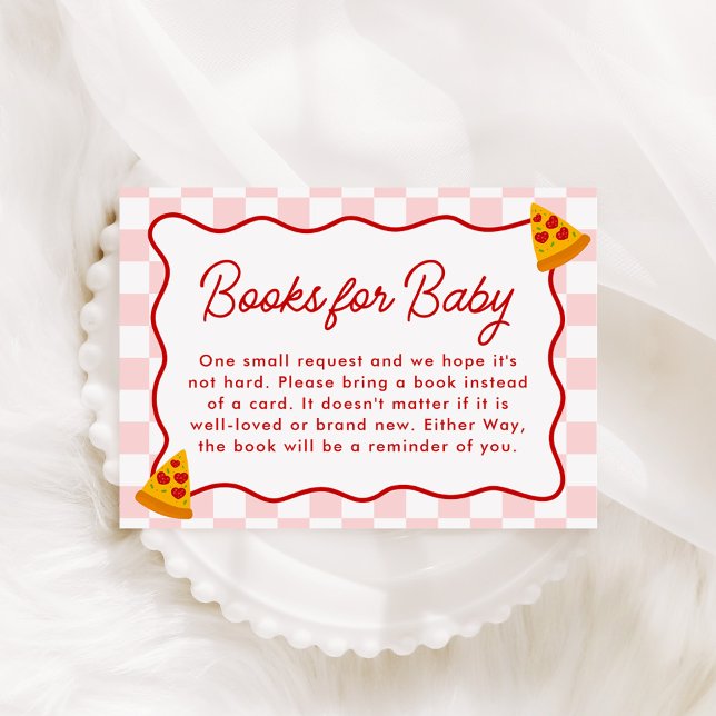 Carte D'accompagnement Slice Slice Baby Pizza Baby Shower Books for Baby (Créateur téléchargé)