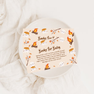 Carte D'accompagnement S'more Love Rustic Camping Livres Pour Baby shower