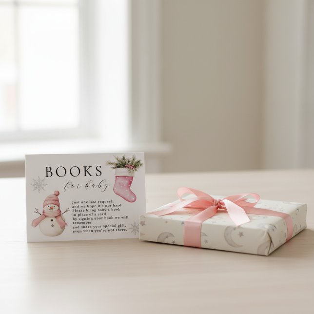 Carte D'accompagnement Snowman “Baby It’s Cold Outside” Books for Baby (Créateur téléchargé)