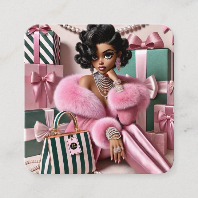 Carte D'accompagnement Soft Glam  (Devant)