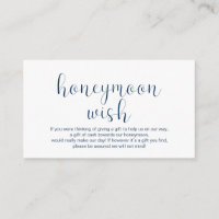 souhait de lune de miel mariage, minimaliste, poli