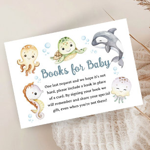 Carte D'accompagnement Sous l'océan Livres de fête pour bébé pour bébé