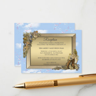 Carte D'accompagnement Steampunk Graphic conceptions sur l'illusion du te