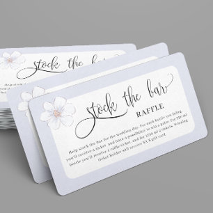 Carte D'accompagnement Stock de fleurs de lilas pour le bar de Baby Showe