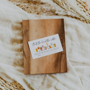 Carte D'accompagnement Stock Le Bar Couples Douche Bouteille Raffle Ticke