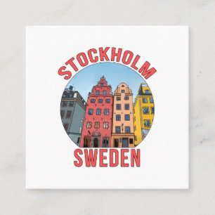 Carte D'accompagnement Stockholm Suède