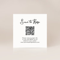 Sucré et capricieux | RSVP avec code QR