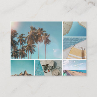 Carte D'accompagnement "Sun-Kissed Memories : A Summer Photo Collage"