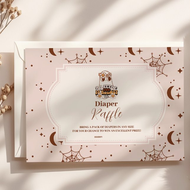 Carte D'accompagnement Super Halloween Petit Boo Baby Raffle Diapper (Créateur téléchargé)