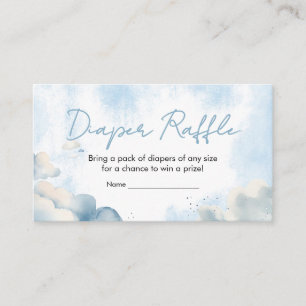 Carte D'accompagnement Sur Cloud Neuf Baby shower Party Déchets