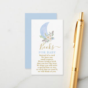 Carte D'accompagnement Sur la lune Livres pour Baby Boy Card