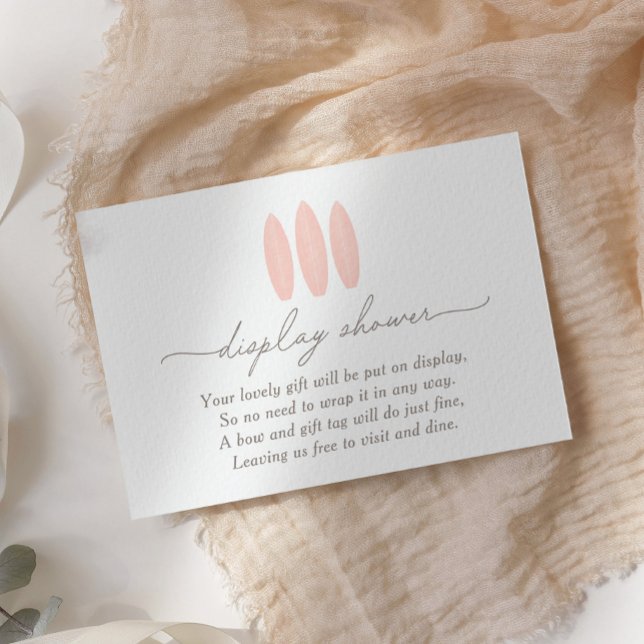 Carte D'accompagnement Surf rose bébé à bord Affichage douche (Créateur téléchargé)