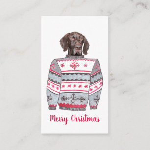 Carte D'accompagnement Sweater Glossy Grizzly Ugly Christmas