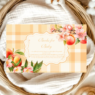 Carte D'accompagnement Sweet As A Peach Baby showers Livres pour bébé