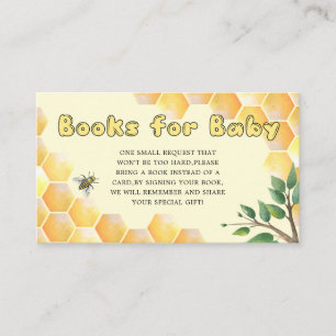 Carte D'accompagnement Sweet as peut abeilles des livres pour bébé billet