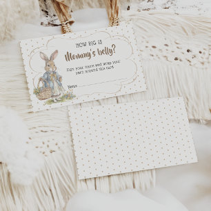 Carte D'accompagnement Sweet Bunny Fun How Big is Mommy's Belly Jeu