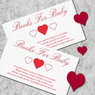 Carte D'accompagnement Sweet Hearts Baby showers Livres Pour Bébé
