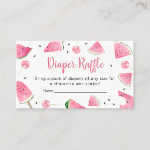 Carte D'accompagnement Sweet Little Baby Watermelon Raffle de couche