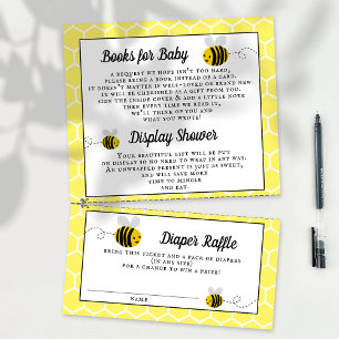 Carte D'accompagnement Sweet Little Honey Bee Baby shower Détails