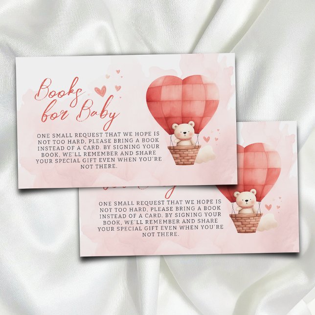 Carte D'accompagnement Sweet Little Valentine Books for Baby Baby shower (Créateur téléchargé)
