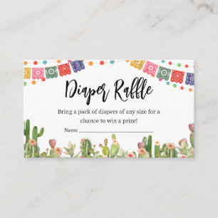 Carte D'accompagnement Taco Bout A Baby Fiesta Baby shower Déchets Raffle