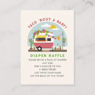 Carte D'accompagnement Taco Bout Une Petite Fille Bébé Bébé Déchets Raffl