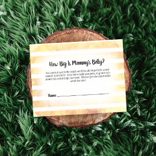 Carte D'accompagnement Tan Bunny Jaune Maman du ventre Taille Douche Jeu