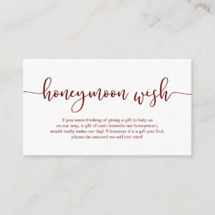 Carte D'accompagnement Tapis Bourgogne moderne, chandelle Mariage