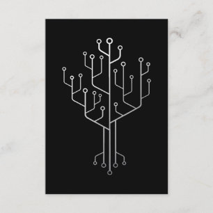 Carte D'accompagnement Technique du programmeur programmeur de l'arbre de