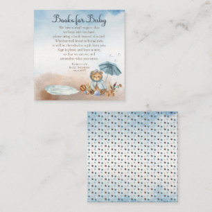Carte D'accompagnement Teddy Bear Bearly Wait Books for Baby shower