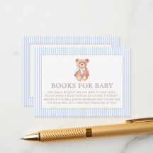 Teddy Bear Boy Classic Baby showers Livres Pour Ba