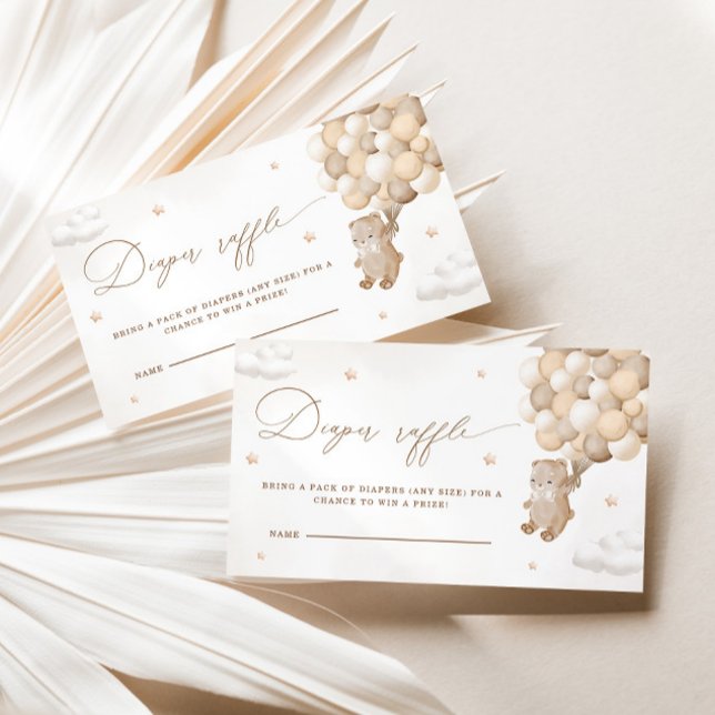 Carte D'accompagnement Teddy Bear Genre Neutre Déchets Raffin (Créateur téléchargé)