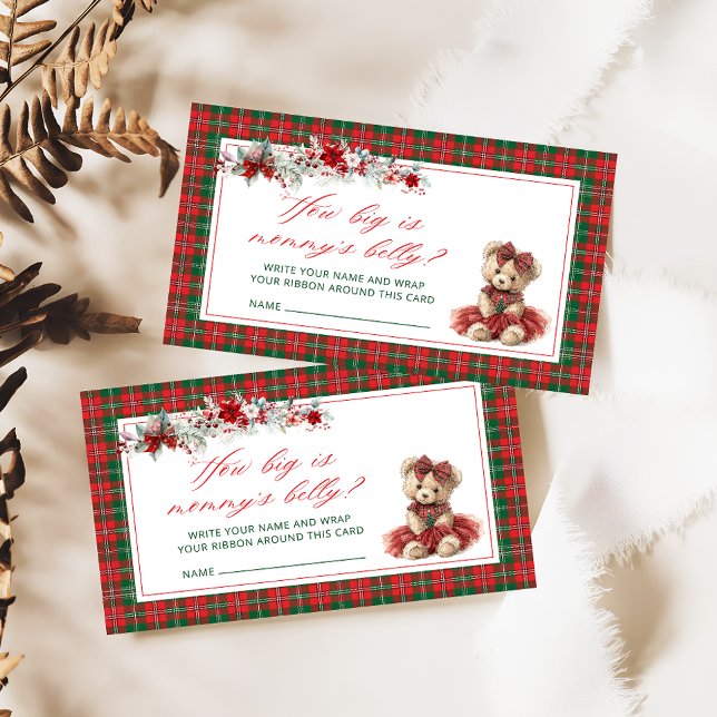 Carte D'accompagnement Teddy Bear How Big Is Maman's Belly (Créateur téléchargé)
