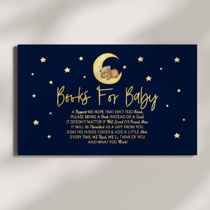 Carte D'accompagnement Teddy Bear Stars Baby showers Livres Pour Baby Car