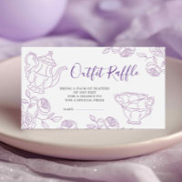 Tenue de fête de thé en toile de lilas Tirage au s