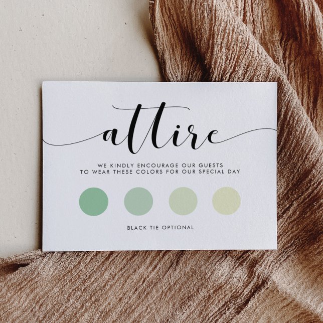 Carte D'accompagnement Tenue élégante en Mariage noir et blanc (Créateur téléchargé)