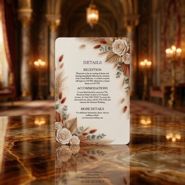 Carte D'accompagnement Terracotta Cream and Sage Minimalist (Créateur téléchargé)