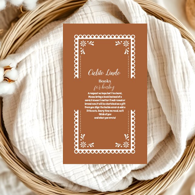 Carte D'accompagnement Terracotta Mexicaine Cielito Lindo Livres pour béb (Créateur téléchargé)