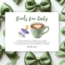 Tétine à café pour bébé Livres pour bébé shower
