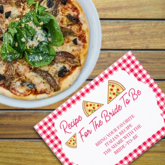 Carte D'accompagnement That's Amore Bridal Shower Recipe (Créateur téléchargé)