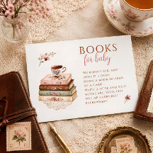 Thé à l'heure florale vintage livres de tasse à th