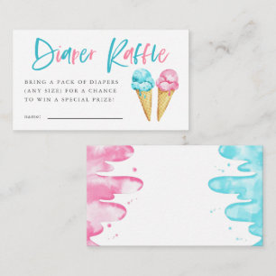 Carte D'accompagnement Ticket de rabat à couches de glace