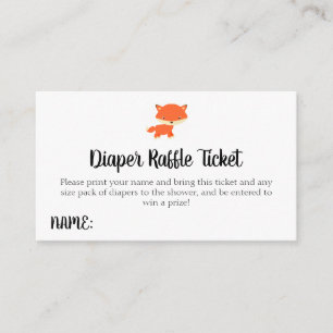 Carte D'accompagnement Ticket de rabat de couche de Baby shower de bois