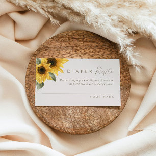 Carte D'accompagnement Ticket de rabat de couche de tournesol SUTTON