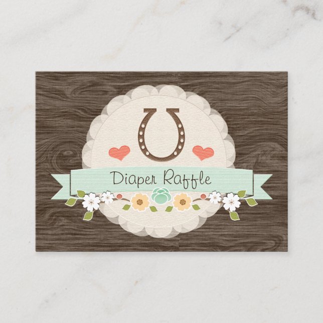 Carte D'accompagnement Ticket de tirage au sort de la couche occidentale  (Devant)