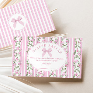 Carte D'accompagnement Ticket de tombola de couche Love Shack Baby Bow